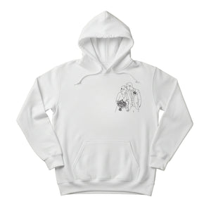 A Promise with Love Personalised Image Sketch Printed Hoodie PW420