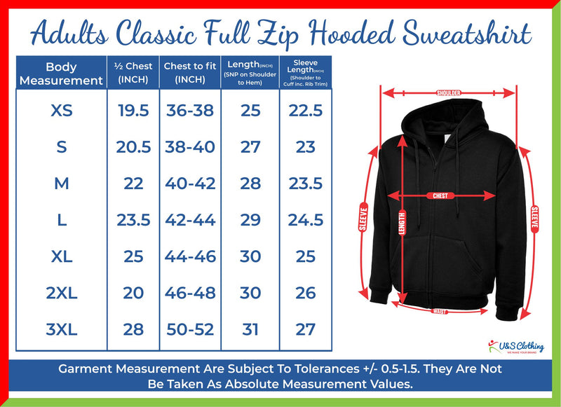 Embroidered Dad Zip Up Hoodie, Custom Text with Heart on Sleeve Jumpers, Personalized Est Date Dad Hoody, Father Day Gifts for Grandfather