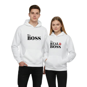 Boss Valentine’s Day Couple Printed Hoodie