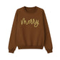 Merry Puff Printing Christmas Sweatshirt - PUFF68