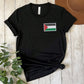 Palestine Flag Shirt, Embroidered Monogramed Flag Palestine Tshirt, Support Palestine Protest Adult Kids Tee, Save Gaza Free Palestine Top