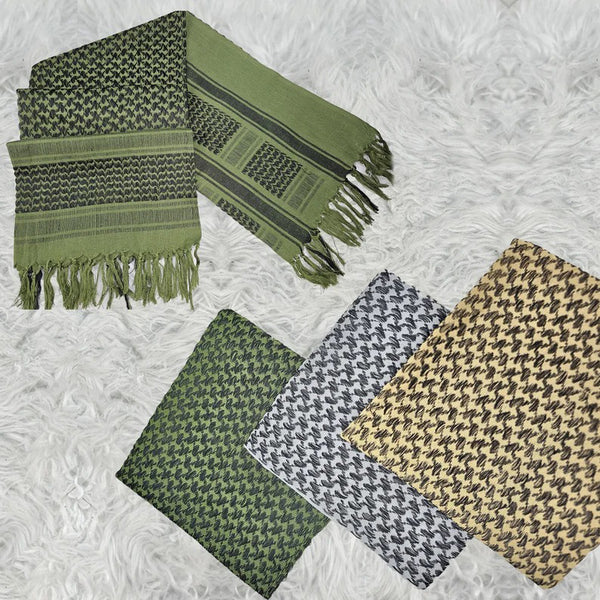 Arab Keffiyeh Palestine Scarf, Traditional Palestinian Shemagh Scarf, Unique Arabic Scarves for Men & Women, Vintage Lightweight Head Scarf