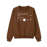My Life’s Playlist Printing Sweatshirt - PW1001