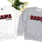 Mama Claus Daddy Claus Christmas Sweatshirt, Christmas Family Matching Sweater, Xmas Buffalo Plaid Printed Crewneck Tops, Christmas Eve Gift