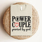 Power Couple Powered By God Valentine’s Day Printed T-Shirts M2833