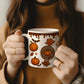 3D Halloween Pumpkin Spice Mug - P2620