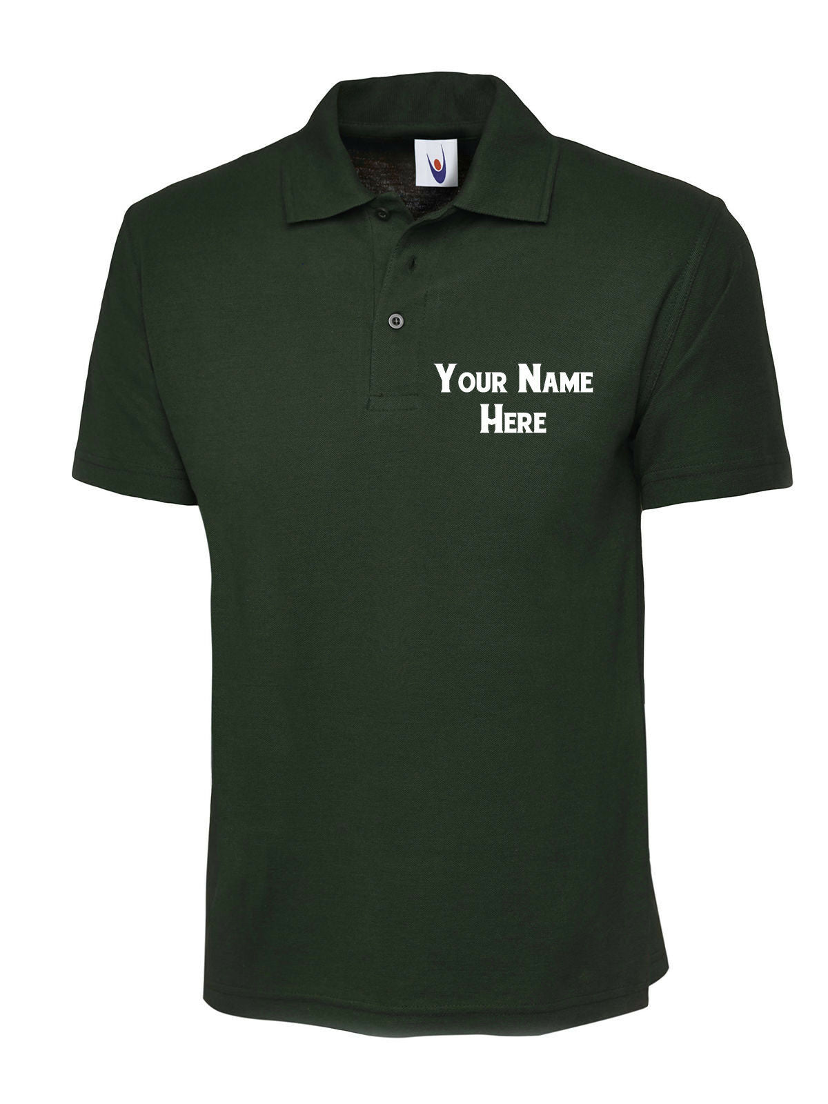 Custom Embroidered Men Polo Tshirt, Personalised Text/Design Shirt, Digitized Company Logo Monogrammed Polo Tee, Special Gift for Golf Lover