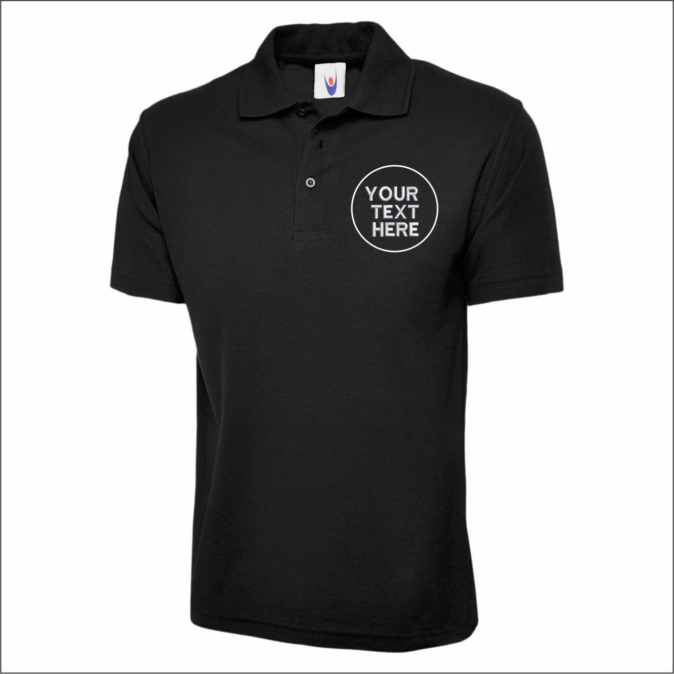 Custom Embroidered Men Polo Tshirt, Personalised Text/Design Shirt, Digitized Company Logo Monogrammed Polo Tee, Special Gift for Golf Lover
