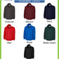 Custom Embroidered Fleece Jacket, Personalised Logo/Design Full Zip Jackets, Your Text Here Women Jacket, Nursing Tops, Special Gift for Her