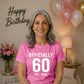 60th Birthday Gift Unisex Tshirt Officially 60 Est 1966