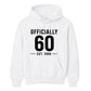 60th Birthday Gift Unisex Hoodie Officially 60 Est 1966