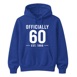 60th Birthday Gift Unisex Hoodie Officially 60 Est 1966