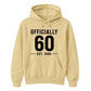 60th Birthday Gift Unisex Hoodie Officially 60 Est 1966