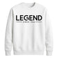 60th Birthday Gift Unisex Sweatshirt Legend Since 1966