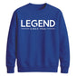 60th Birthday Gift Unisex Sweatshirt Legend Since 1966