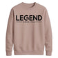 60th Birthday Gift Unisex Sweatshirt Legend Since 1966