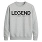 60th Birthday Gift Unisex Sweatshirt Legend Since 1966
