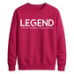 60th Birthday Gift Unisex Sweatshirt Legend Since 1966