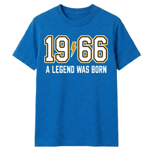 60th Birthday Gift Unisex Tshirt 1966 A Legend Was Born