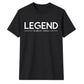 60th Birthday Gift Unisex Tshirt Legend Since 1966