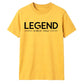 60th Birthday Gift Unisex Tshirt Legend Since 1966