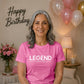 60th Birthday Gift Unisex Tshirt Legend Since 1966
