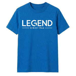 60th Birthday Gift Unisex Tshirt Legend Since 1966