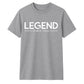 60th Birthday Gift Unisex Tshirt Legend Since 1966
