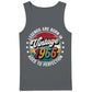 60th Birthday Present Tank Top Men Vintage 1966 Aged To Perfection