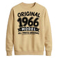 60th Birthday Present Unisex Sweatshirt Original 1966 Model All Parts Original