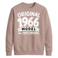 60th Birthday Present Unisex Sweatshirt Original 1966 Model All Parts Original
