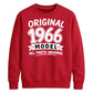 60th Birthday Present Unisex Sweatshirt Original 1966 Model All Parts Original