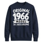 60th Birthday Present Unisex Sweatshirt Original 1966 Model All Parts Original