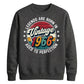 60th Birthday Present Unisex Sweatshirt Vintage 1966 Aged To Perfection