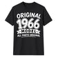 60th Birthday Present Unisex Tshirt Original 1966 Model All Parts Original