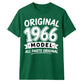 60th Birthday Present Unisex Tshirt Original 1966 Model All Parts Original