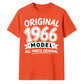 60th Birthday Present Unisex Tshirt Original 1966 Model All Parts Original