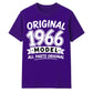 60th Birthday Present Unisex Tshirt Original 1966 Model All Parts Original