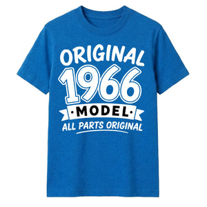 60th Birthday Present Unisex Tshirt Original 1966 Model All Parts Original