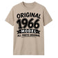 60th Birthday Present Unisex Tshirt Original 1966 Model All Parts Original