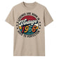 60th Birthday Present Unisex Tshirt Vintage 1966 Aged To Perfection
