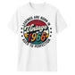 60th Birthday Present Unisex Tshirt Vintage 1966 Aged To Perfection