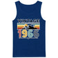 60th Birthday Tank Top Men Vintage 1966 Retro Mountain Sunset
