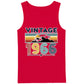 60th Birthday Tank Top Men Vintage 1966 Retro Mountain Sunset