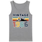 60th Birthday Tank Top Men Vintage 1966 Retro Mountain Sunset