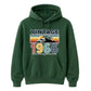 60th Birthday Unisex Hoodie Vintage 1966 Retro Mountain Sunset