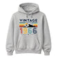 60th Birthday Unisex Hoodie Vintage 1966 Retro Mountain Sunset