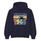 60th Birthday Unisex Hoodie Vintage 1966 Retro Mountain Sunset