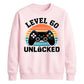 60th Birthday Unisex Sweatshirt Level 60 Unlocked Retro Gamer