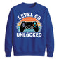 60th Birthday Unisex Sweatshirt Level 60 Unlocked Retro Gamer